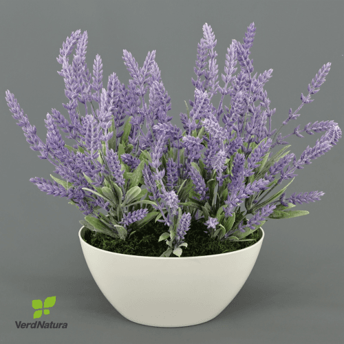 Lavande artificielle parfumée en pot 30 cm
