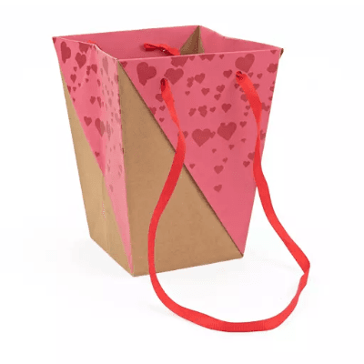 Bolso Dulce Amor para Regalos, 20 x 15 x 11 cm (10 uds)