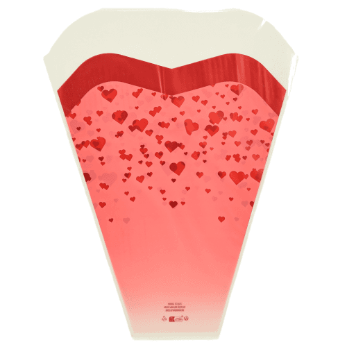 Blonda Dulce Amor vermello e rosa, 50 cm