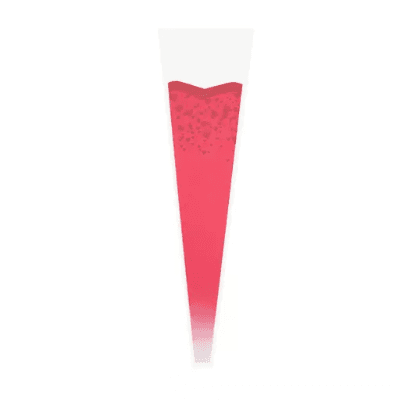 Manga floral Dulce Amor fucsia, 50 cm