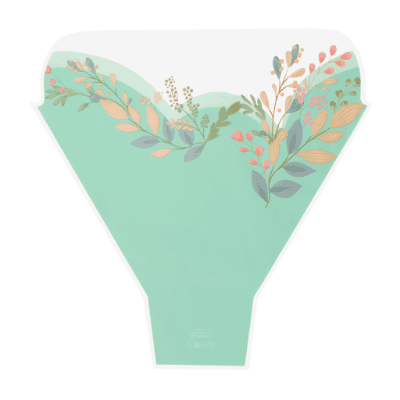 Renda de Papel Verde Menta