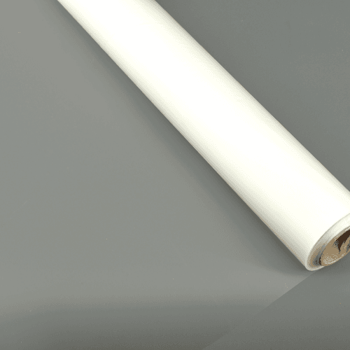 Papel opaline em rolo branco
