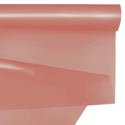 Papel opaline em rolo rosa empoado