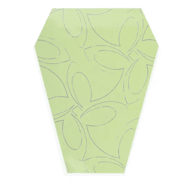 Manga floral Summer Chique verde pistacho, 40 cm