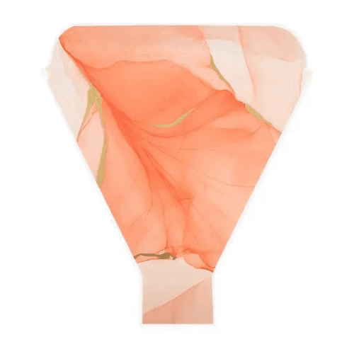 Manga floral Stories Decotop naranja, 50 cm