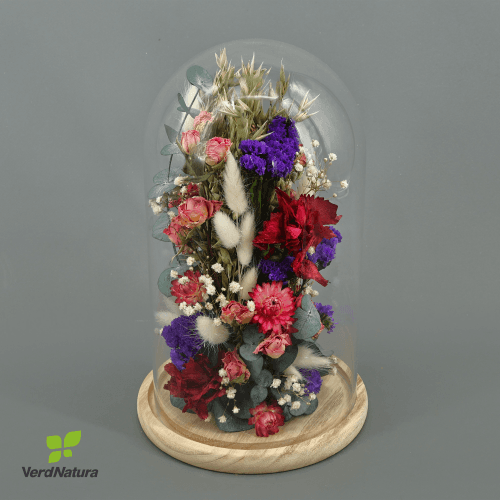 Cúpula floral Bella Mixto, 30 x 20 cm