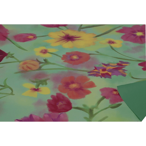 Celofán Dobre Cara Flores Pintadas, 70 cm