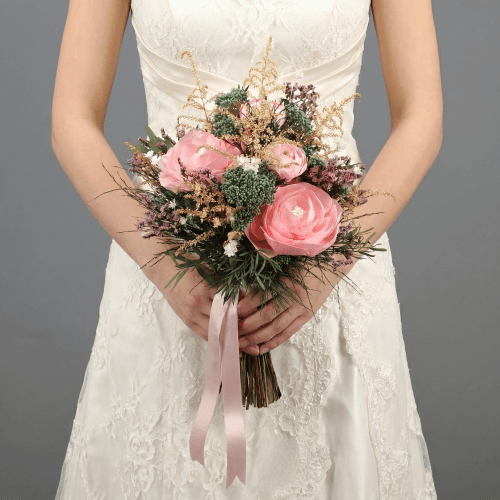 Bouquet artificiel de pivoine