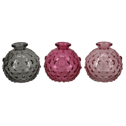 Botellas de Cristal Soliflor Schelde Surtidas (Pack de 24) Mixto, 8,5 cm FLORAN