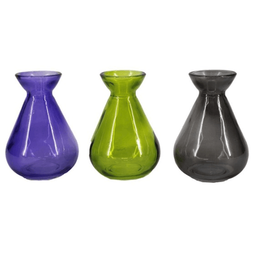 Botellas de Cristal Soliflor Oder Surtidas (Pack de 48) Mixto, 10 cm FLORAN