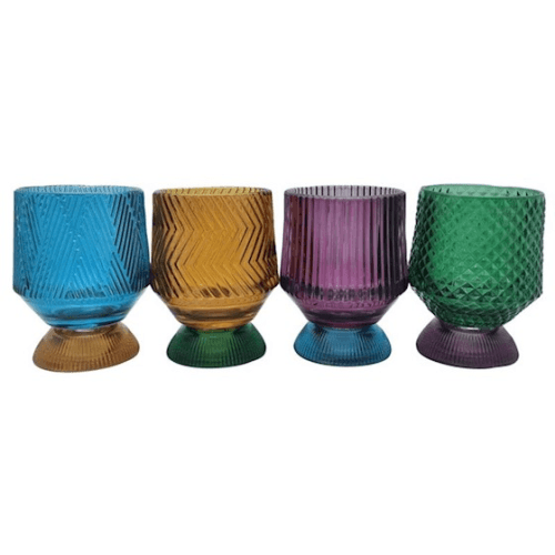 Copa de Cristal Florero Elegant 9,5 cm (Juego de 4) Mixto, 12 cm (16 uds) FLORAN