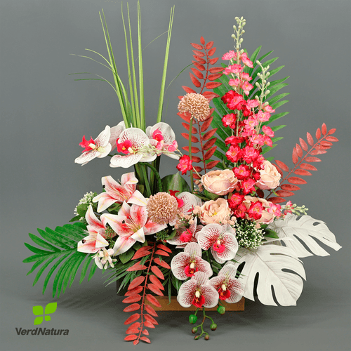 Jardinière artificielle d'orchidées
