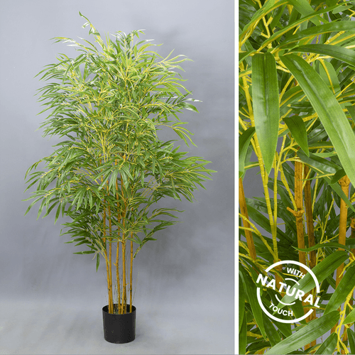 Arbre Artificiel de Bambou Compact (1,8m), Fleur artificielle de 2 cm de long