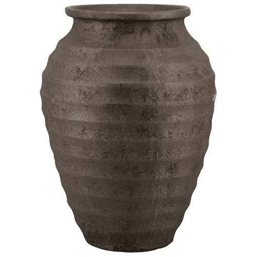 Vaso Luxor de Cerâmica 39 cm Marrón/Verde, 50 cm FLORAN