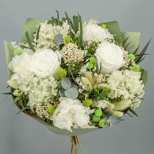 Ramo de Flores Secas Valentino Verde Pistacho