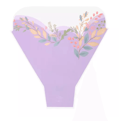 Collerette Whisper Lavande 44 cm (paquet de 50)