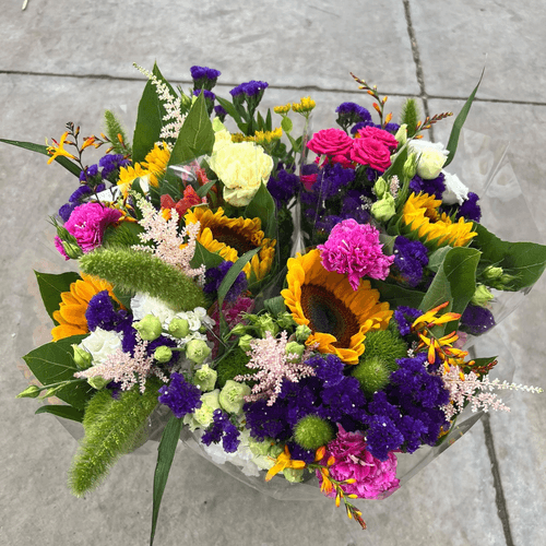 Ramo de Primavera de Flores Variadas, 40 cm de tallo