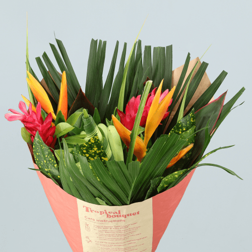 Bouquet Tropical Rond Rainbow