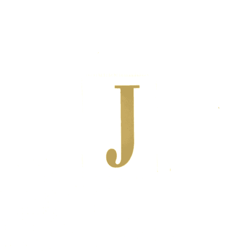 Letra J, Oro, 25 tallos, 5cm