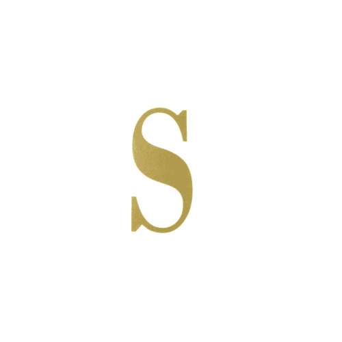 Letra S, Oro, 25 tallos, 5cm