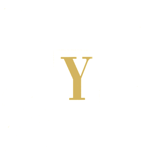 Letra Y, Oro, 25 tallos, 5cm