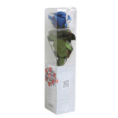 Rosa Azul Tallo, Azul, 1 tallos, 27cm