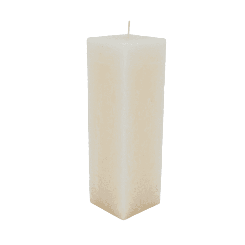 Vela Cuadrada Rustica, 15 cm, 1 tallos, 15cm