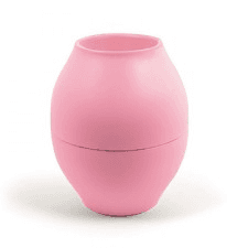 Vaso de Vidro Diábolo Rosa 15 cm
