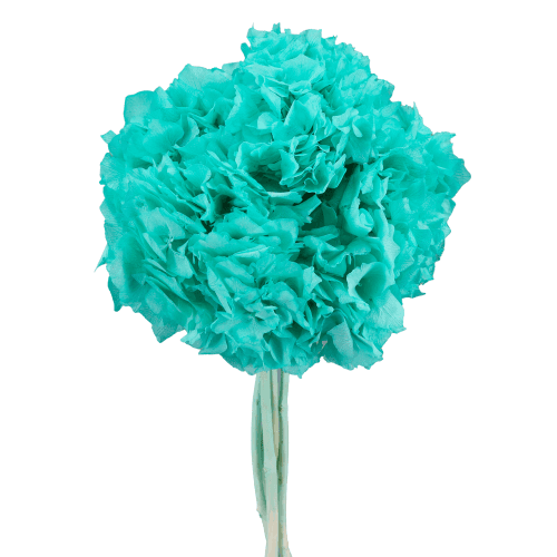 Hortensia Préservé Turquoise, Fleur stabilisée