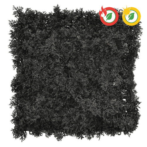 Pack de 2 mantos de musgo artificial para pared 25 cm, Flor artificial de 25 cm de largo