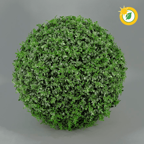 Bola de buxo artificial UV 44 cm, Flor artificial