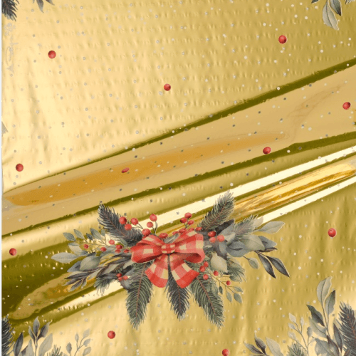 Sacos de Presente Natal Dourado (100 un.)