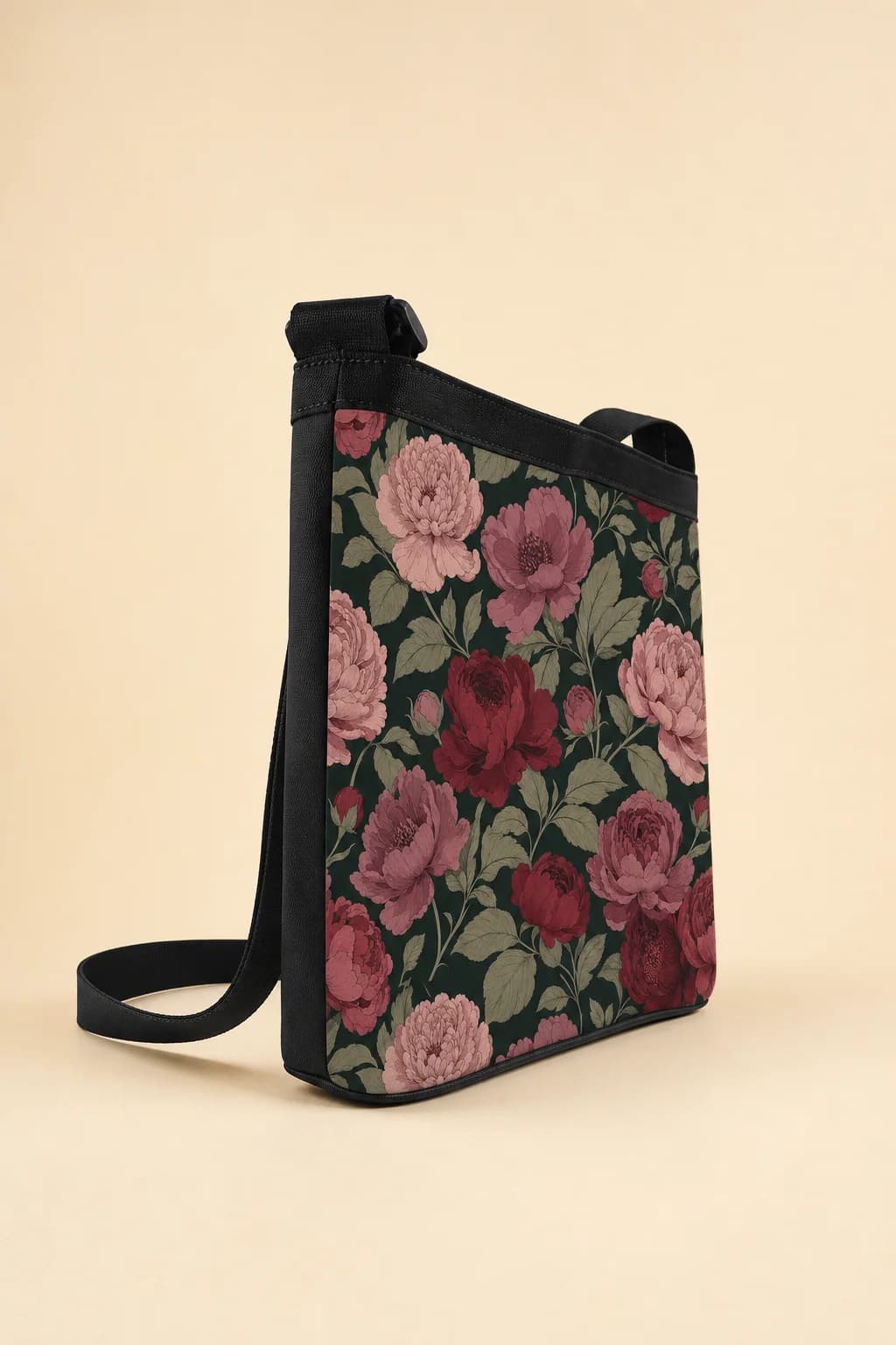 Sac bandoulière «Jardin Nocturne»