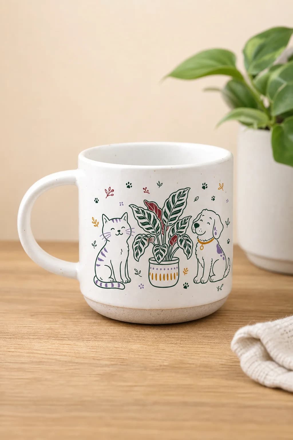 Cunca «Mascota e planta»