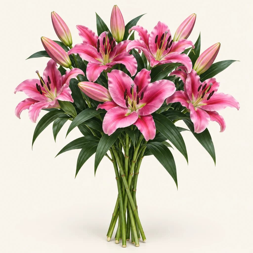Lilium oriental Dalian púrpura