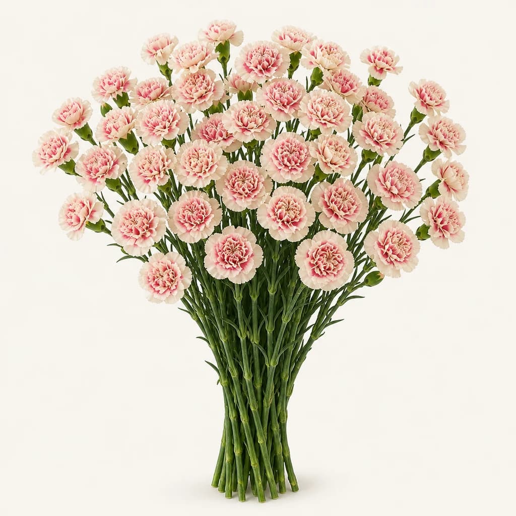 Clavell Mini Spring Select, lot de 40 tiges (Dianthus caryophyllus)