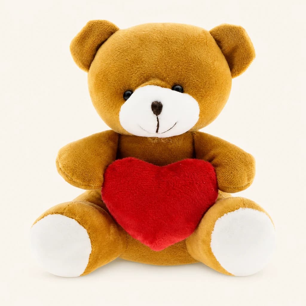 Oso de peluche Valentinus para San Valentín · 18 cm · unidade