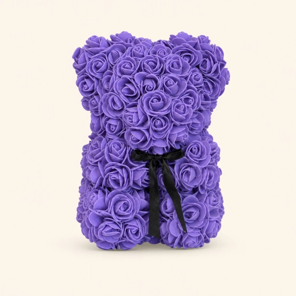 Ours en Roses Lavande