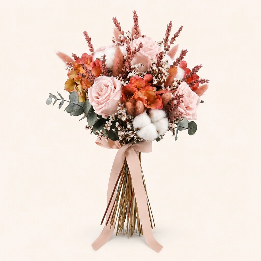 Ramo de flores preservadas surtido