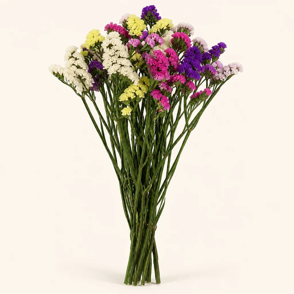 Statice Préservée Variée (Limonium sinuatum)