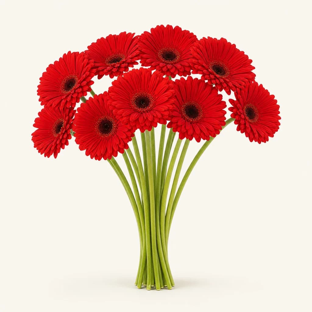 Gerbera grand rouge