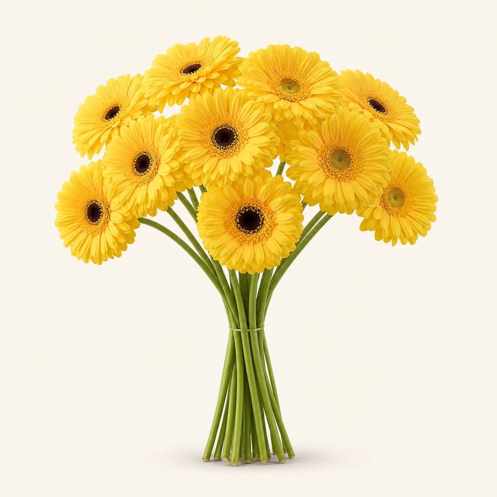 Gerbera grand jaune