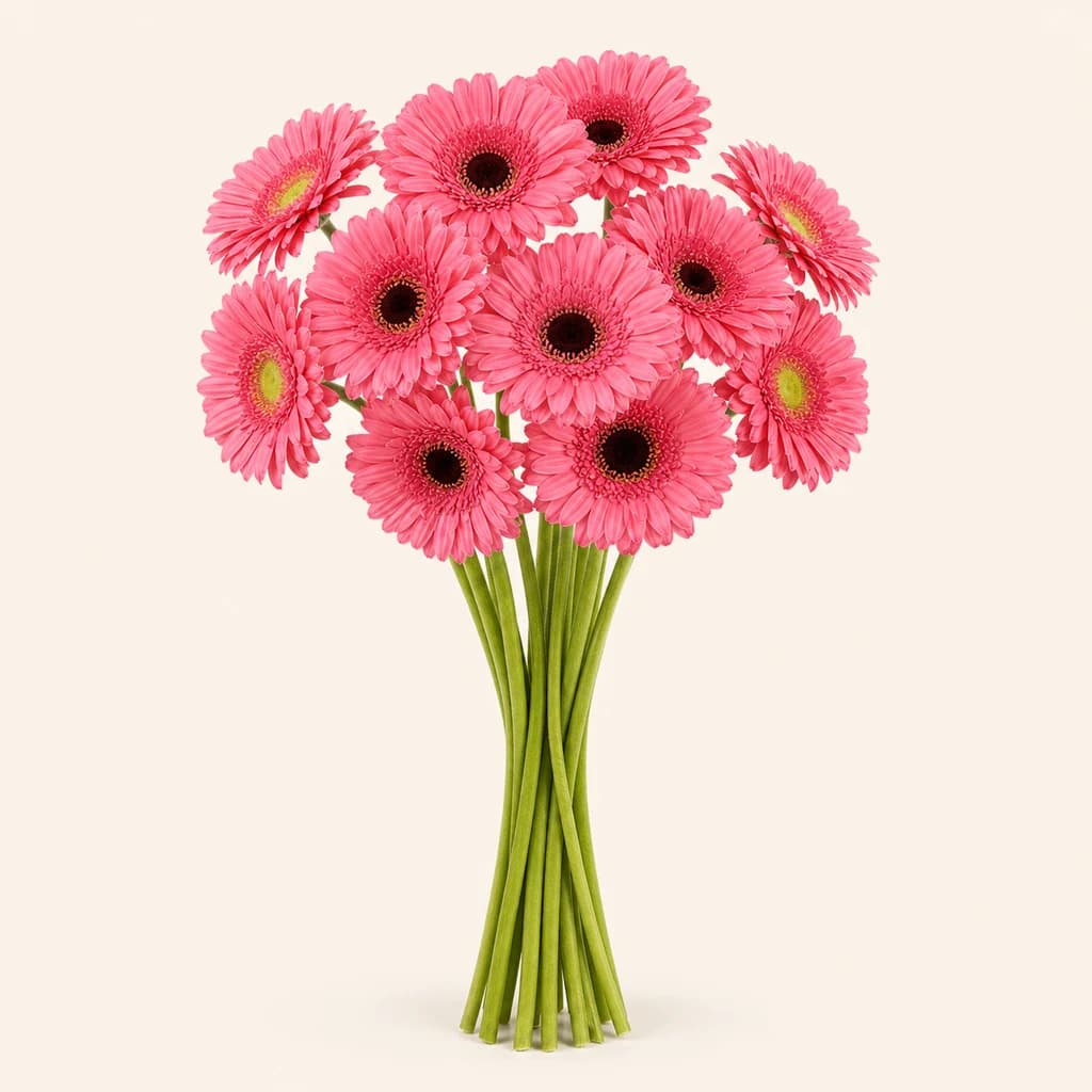 Gerbera gran rosa fresca