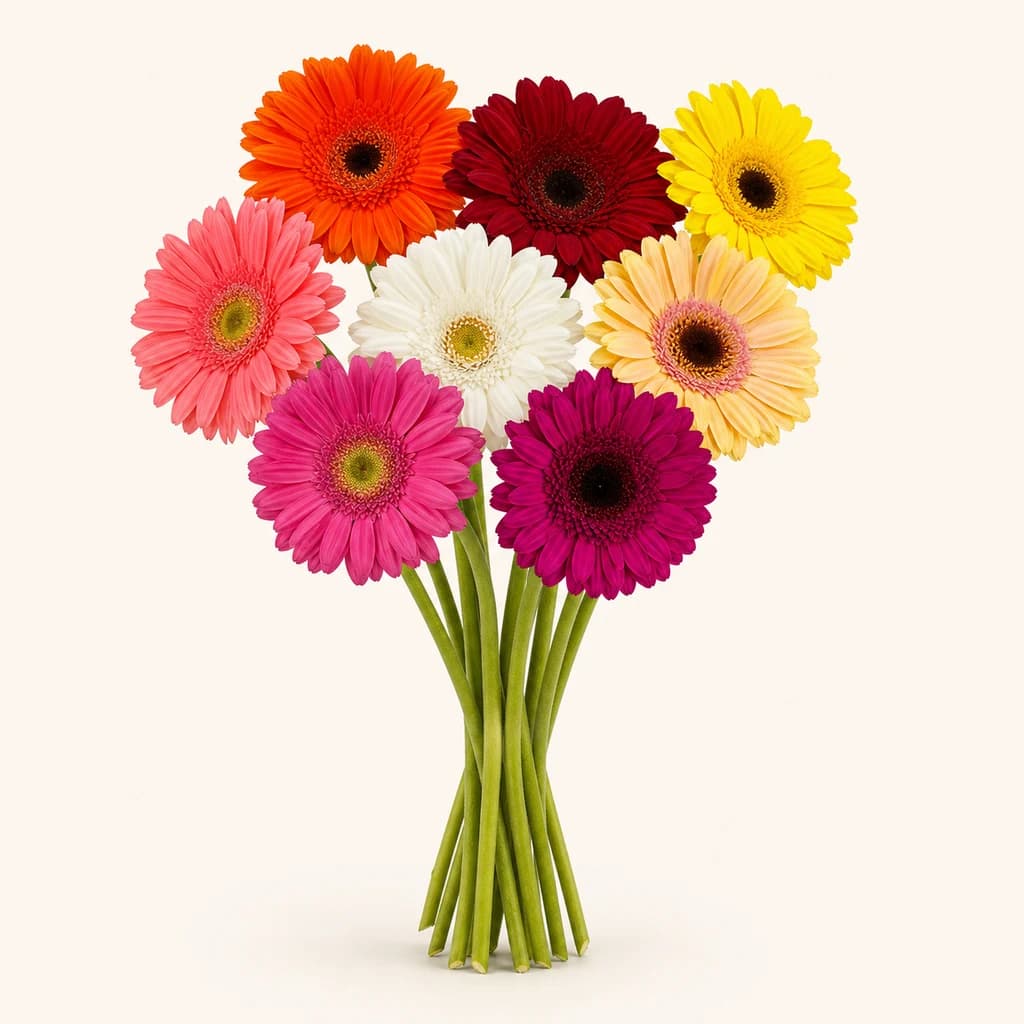 Gerbera grand multicolore