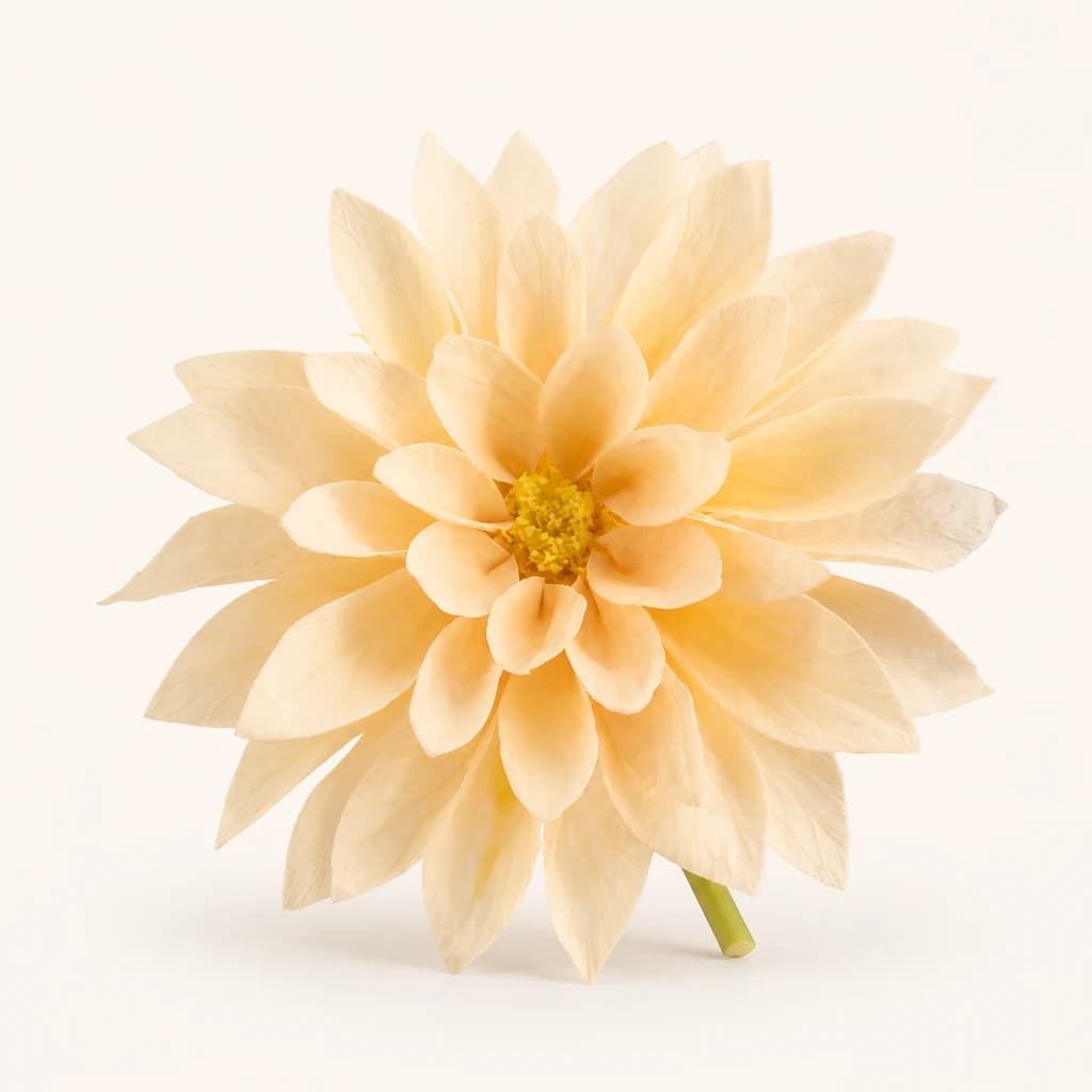 Dália preservada salmão (Dahlia)
