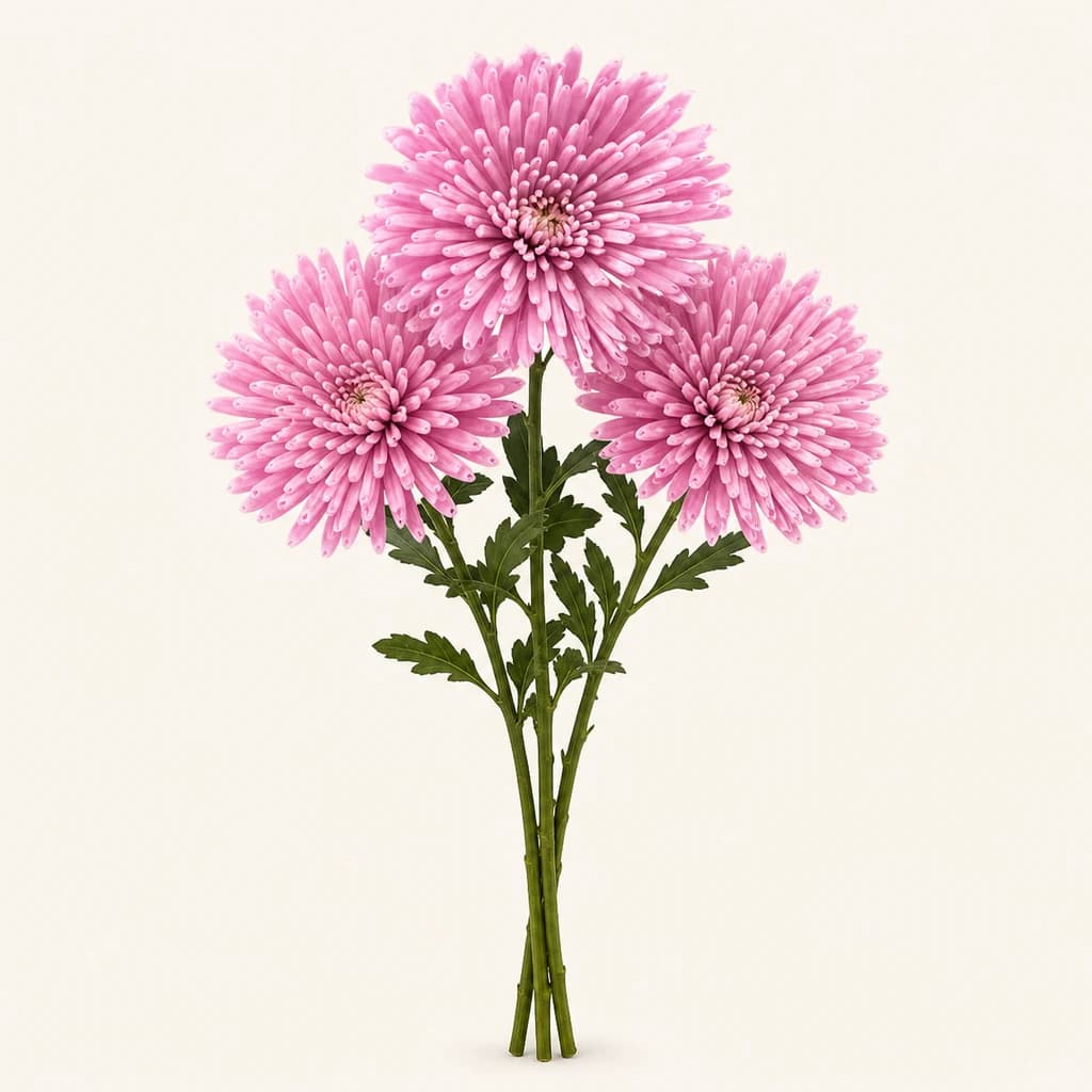 Crisantemo uniflora Anastasia rosa (Chrysanthemum)