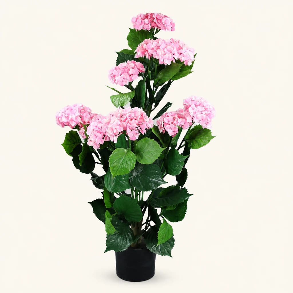Hortensia artificiel Hydrangea UV ignifugé