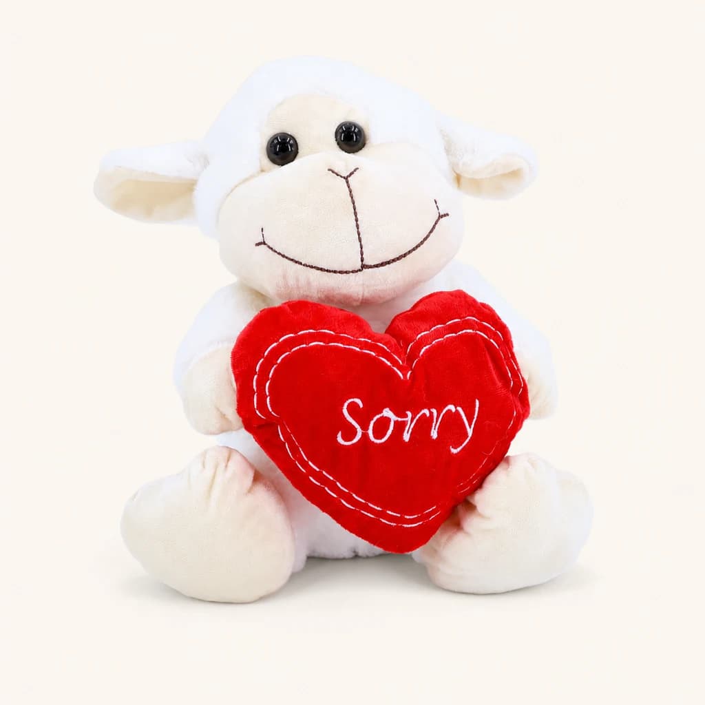 Pelucinha Ovelha com mensagem Sorry