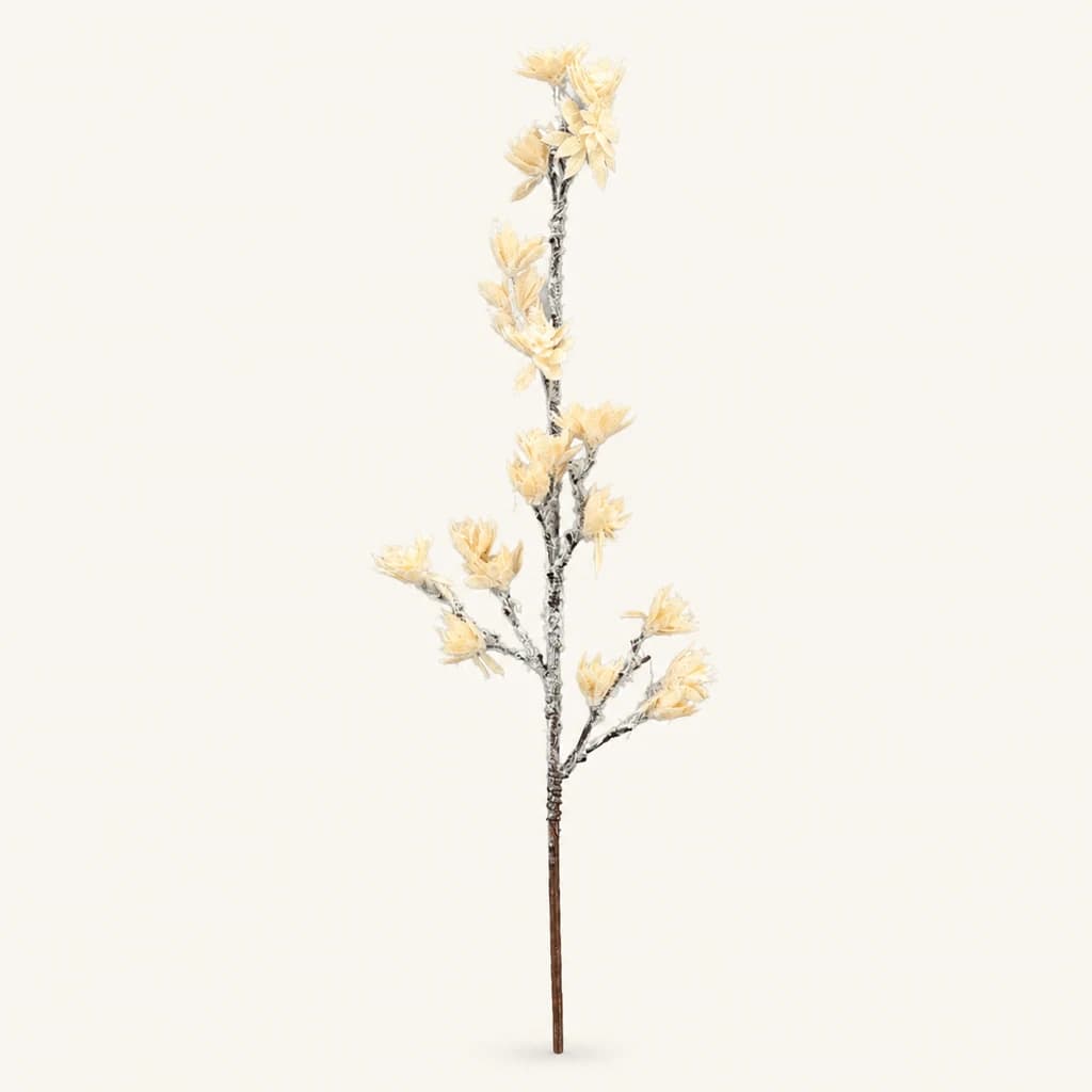 Vara Decorativa Floral Artificial, lote de 3 caules