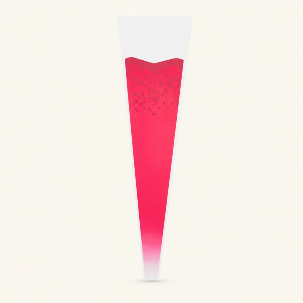 Manga floral Dulce Amor fucsia · Polipropileno